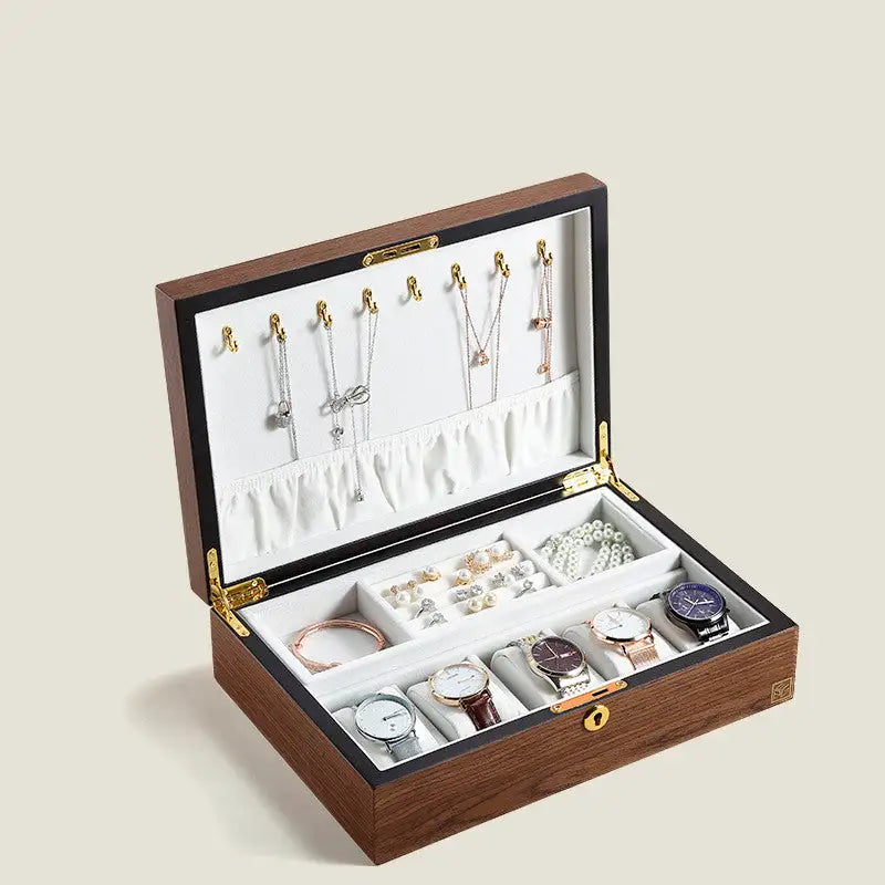 Chic Wood Jewelry Organizer