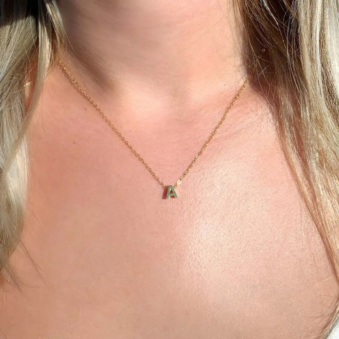 Chic Initial Charm Necklace